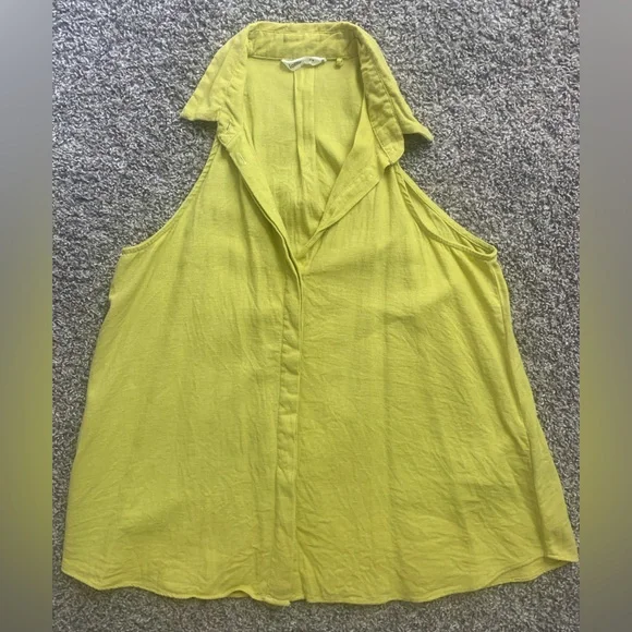 🌸Lolita Linen Collared Halter Top - Picture 1 of 8